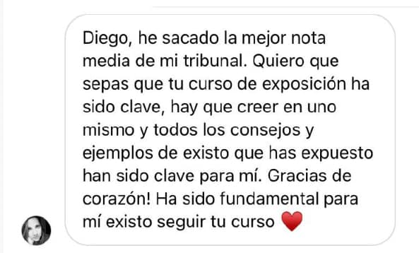 Testimonio 11 del curso Comunica Para Plaza