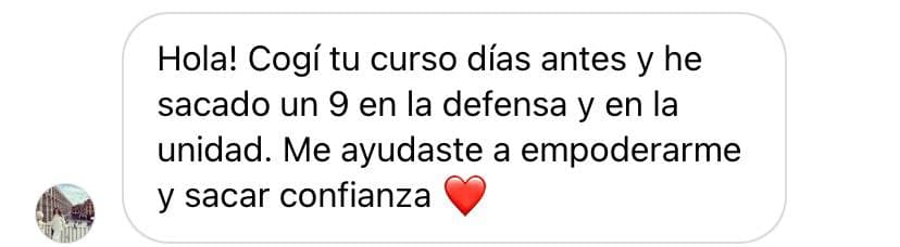 Testimonio 2 del curso Comunica Para Plaza