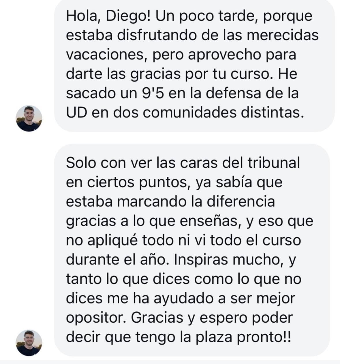 Testimonio 5 del curso Comunica Para Plaza
